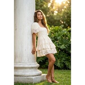 chinese dress ladies Jeannette Panelled Lace Mini Dress / Black | Meshki